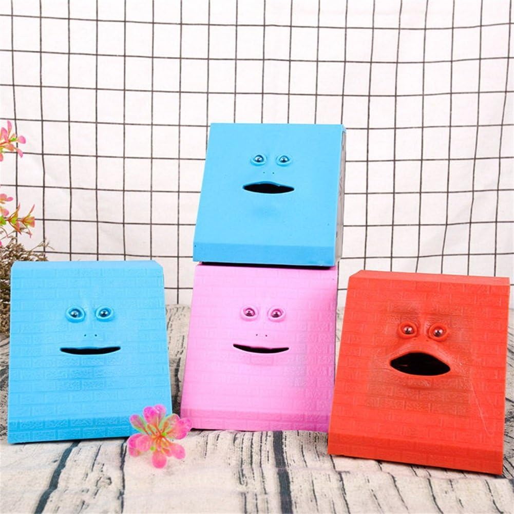 Face Bank and Piggy Bank Coin Eater, Funny Money Saving Box and Wacky Coin Jar