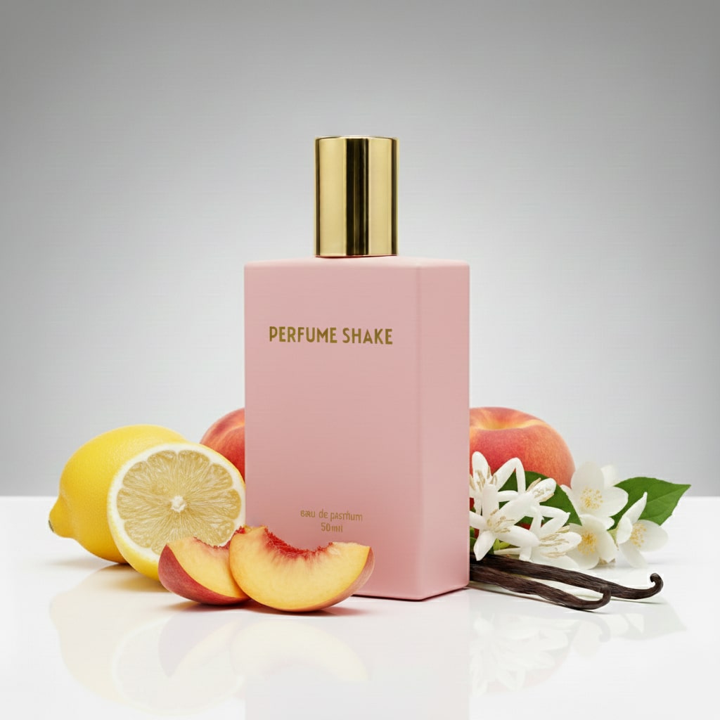 Pink Perfume Shake 240 perfume, fresh citrus and warm woody notes, for men in UAE