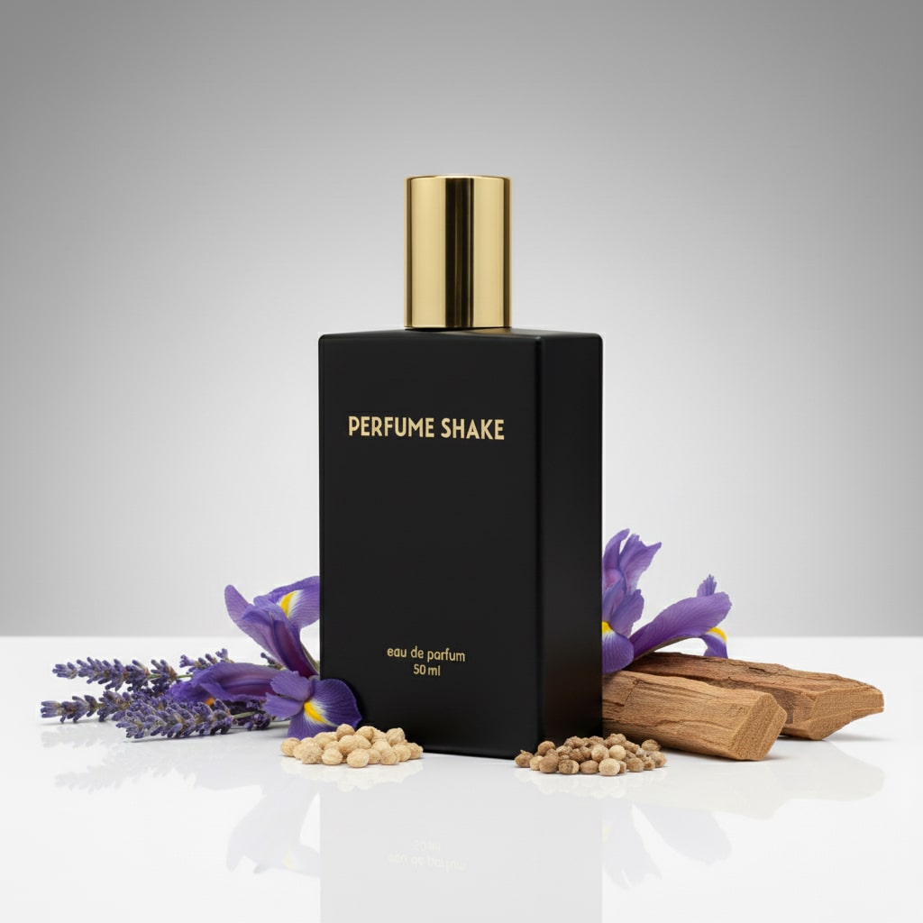 Black Perfume SHAKE 486 woody iris and musky fragrance for men in UAE