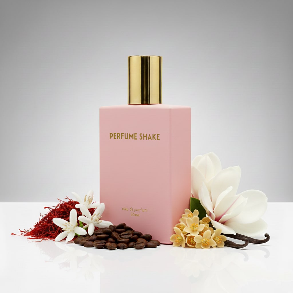 Pink Perfume SHAKE 506 long-lasting soft floral and fruity fragrance for women in UAE