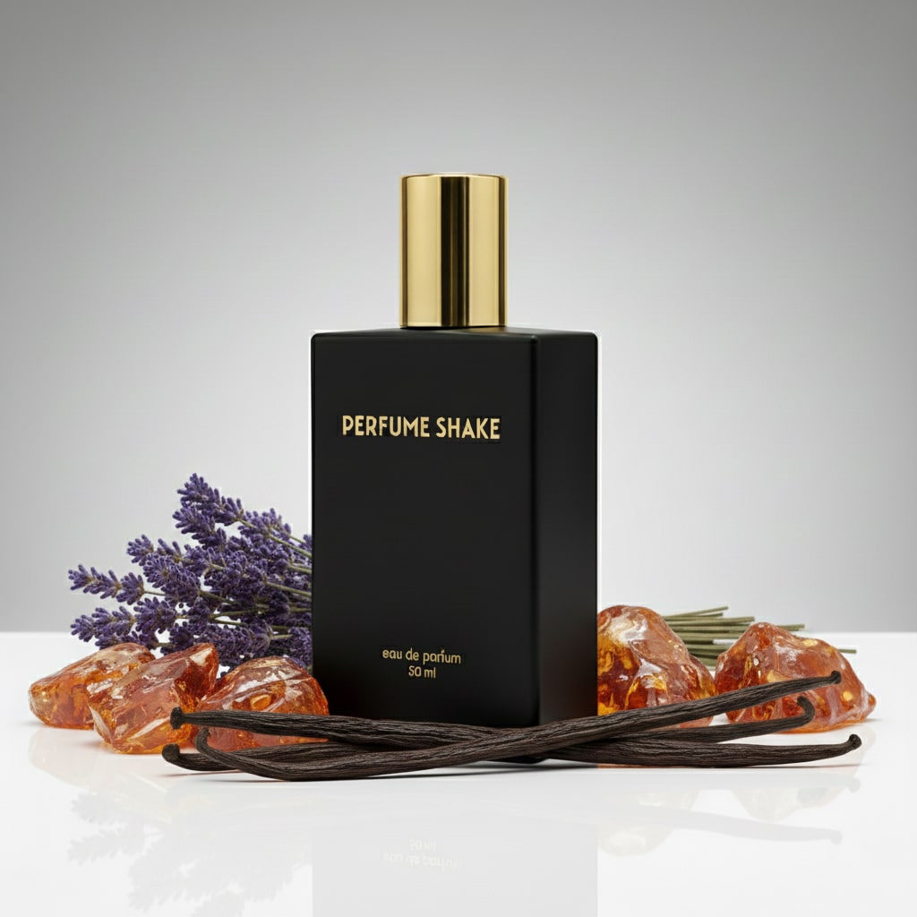 Black Perfume Shake 313, warm & sweet amber notes for men in UAE