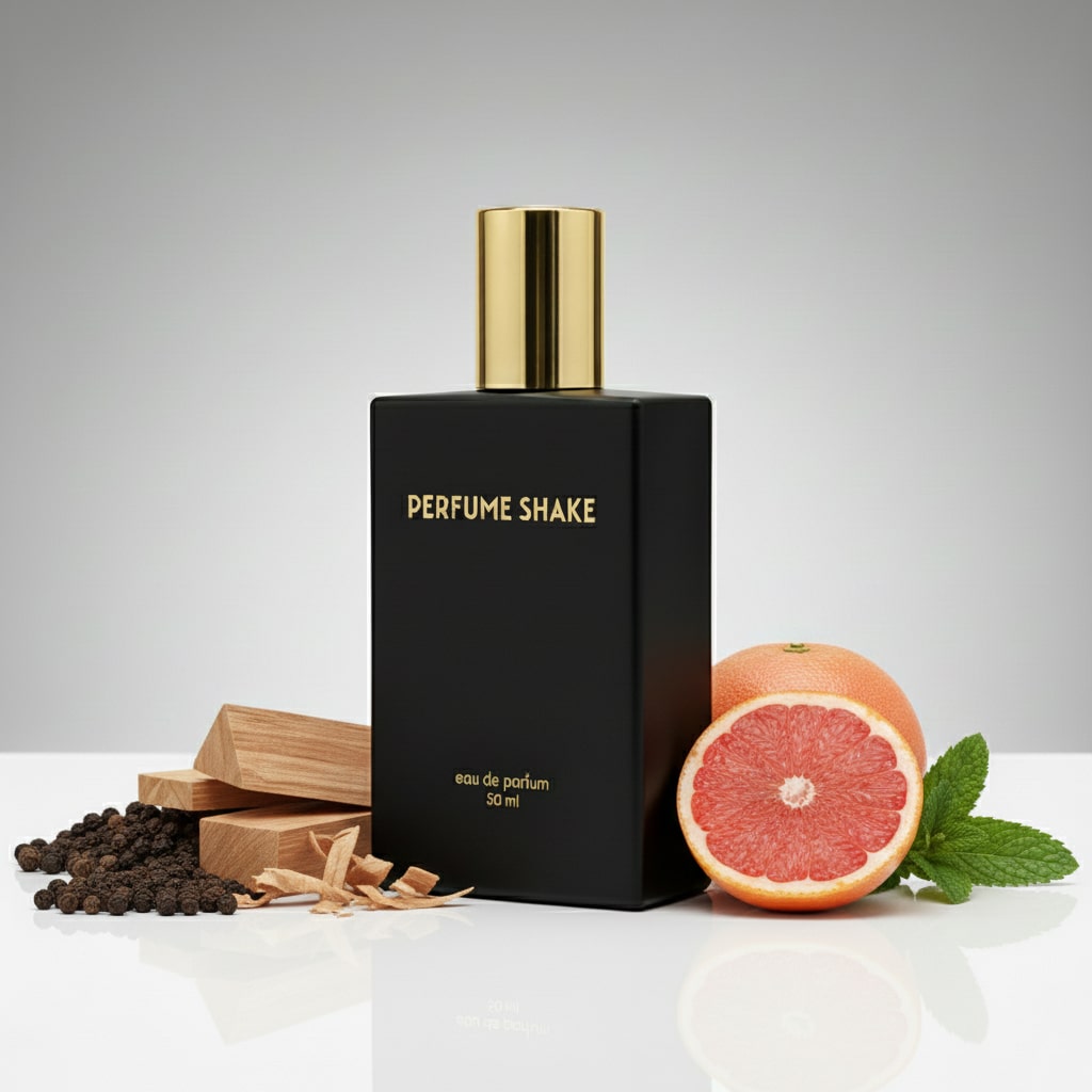 Black Perfume Shake 265, woody & citrus aromatic notes for men in UAE