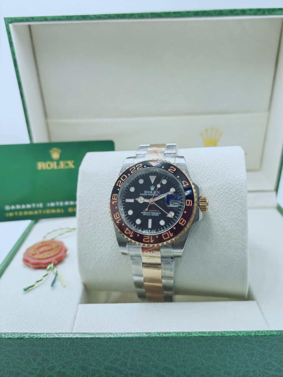Automatic Submarine Two Tone Silver & Gold Watch 41mm - Saadstore