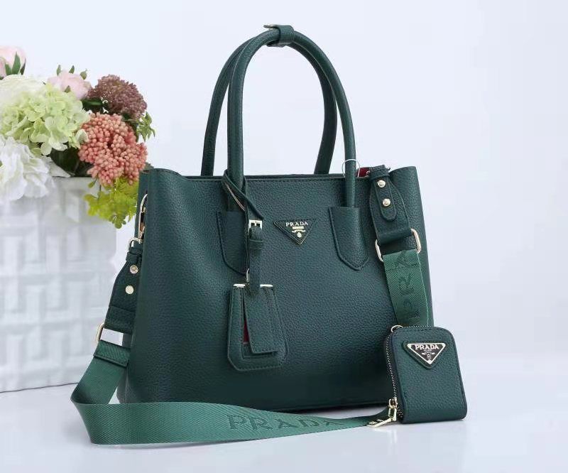 ππ«ππ Saffiano Cuir Leather Tote Bag - Saadstore