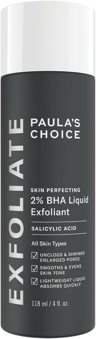 Paula's Choice 2% BHA Liquid Exfoliant Salicylic Acid for Oily Skin - Fights Blackheads, Minimizes Pores, Face Peel - 30ml | UAE Online