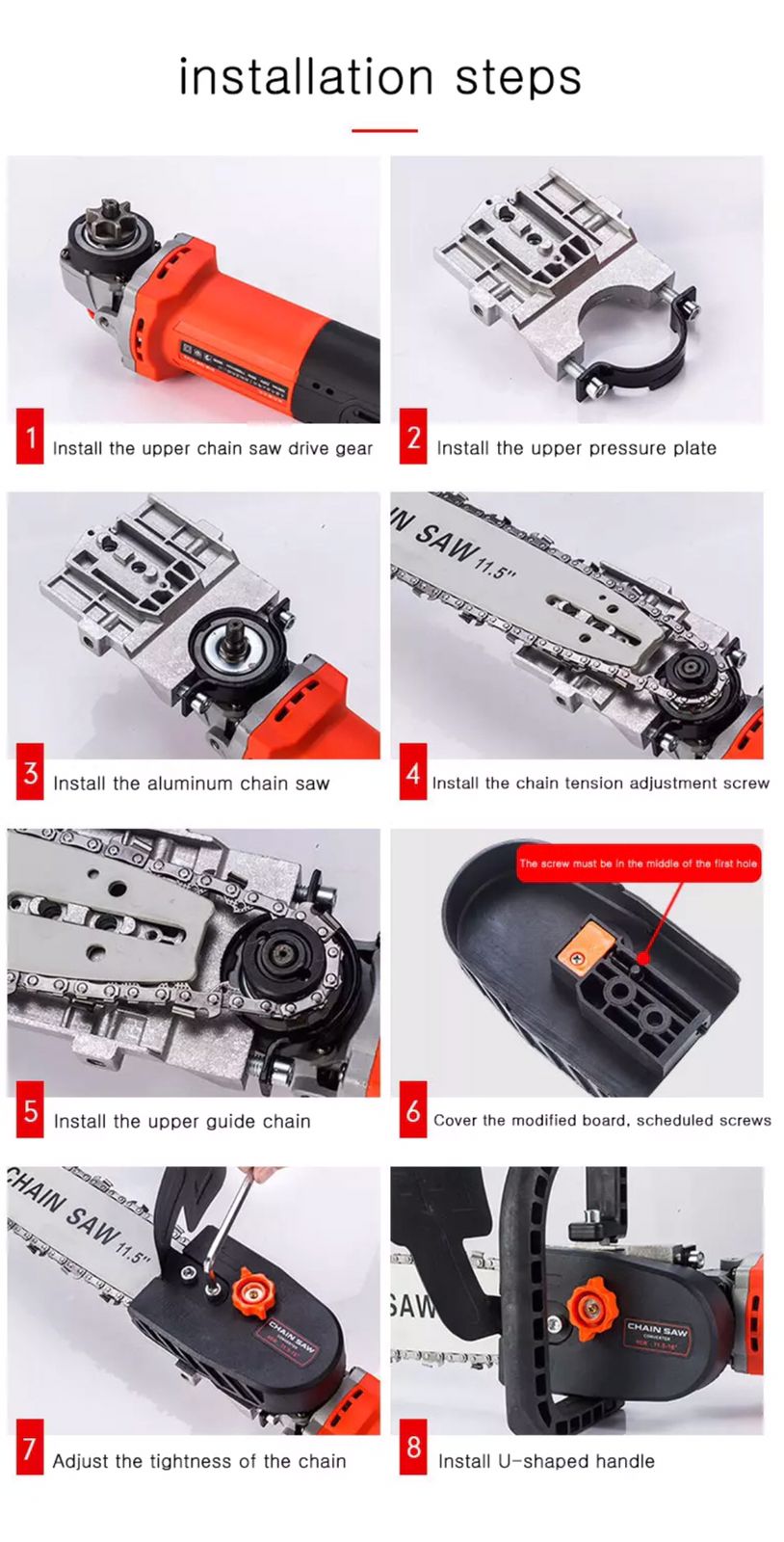 Chainsaw Refit Kit 11.5 Inch