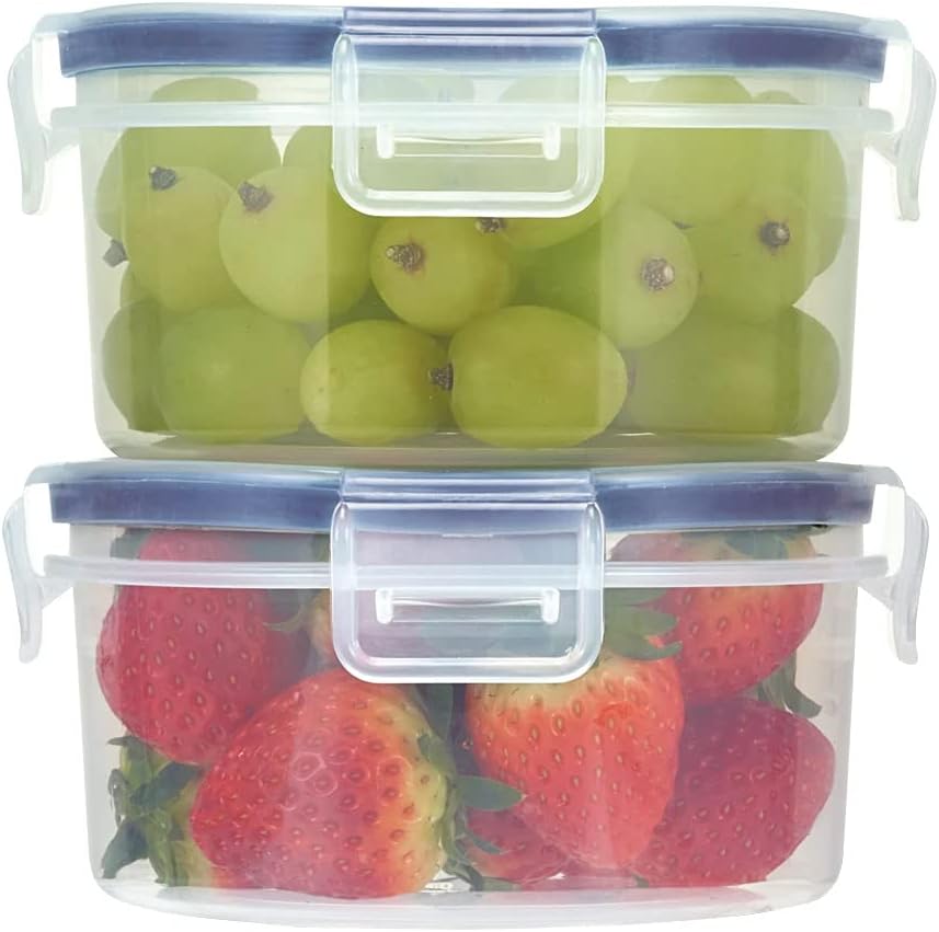 13-Piece Airtight Food Storage Container Set with Lids | Microwave & Dishwasher Safe | Leakproof for Kitchen & Lunch Box