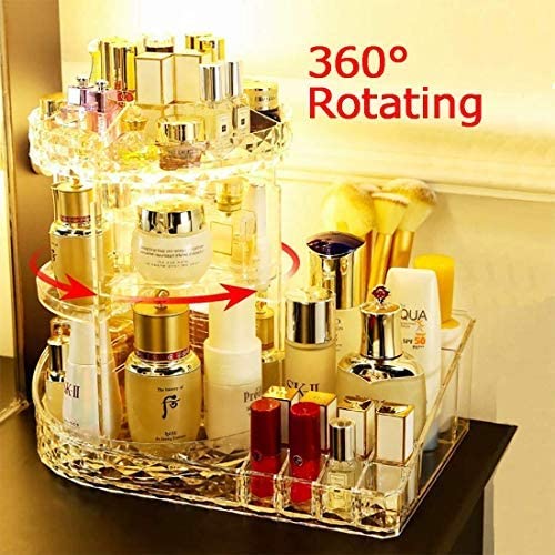 360° Rotating Multi-Function Cosmetic Organizer UAE | Buy Makeup Storage Online Dubai