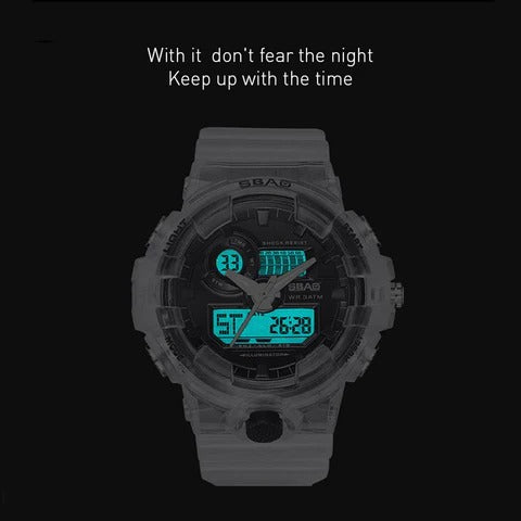 Transparent Electronic Wristwatch