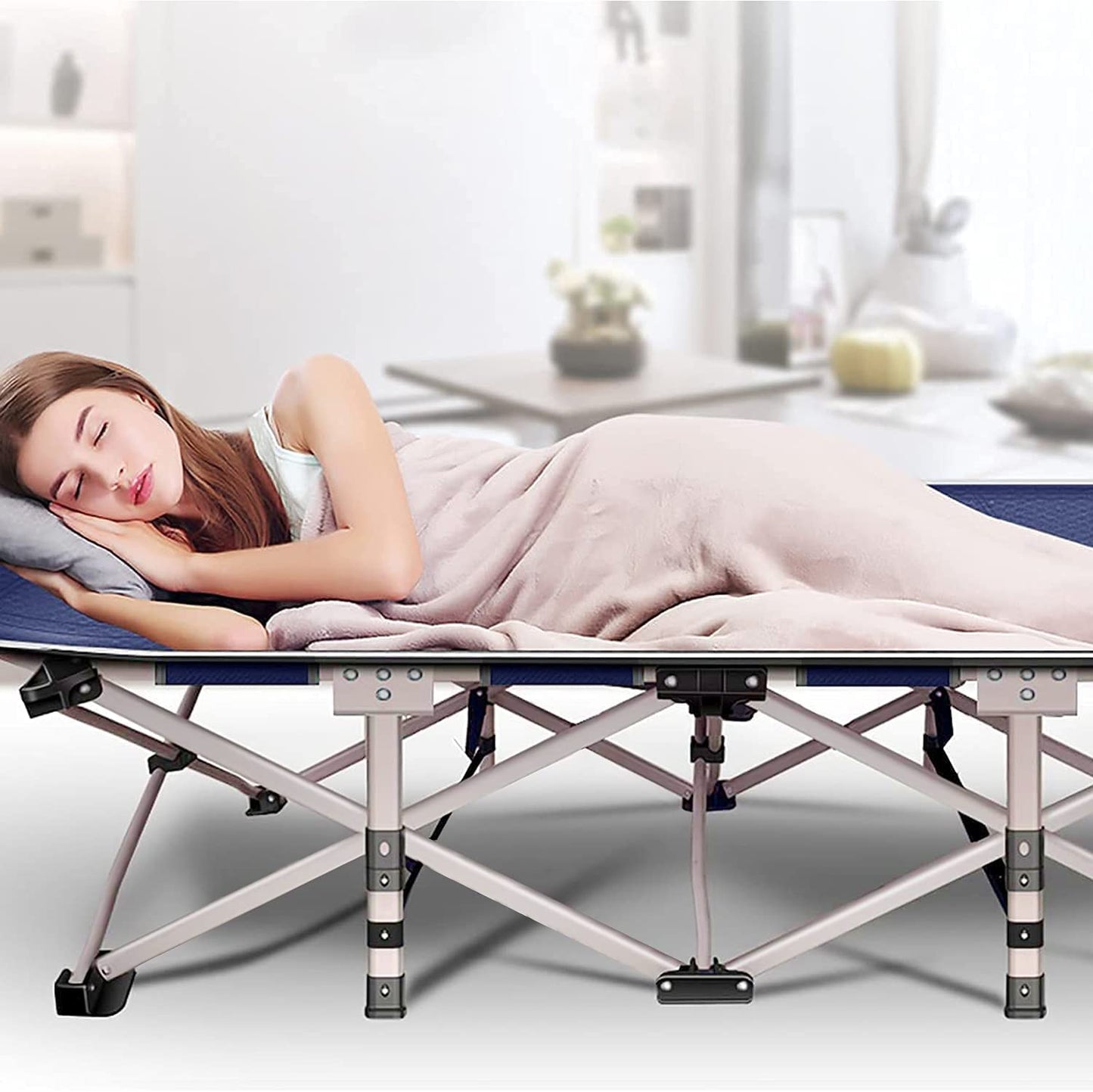 Folding bed for outdoor camping & picnic