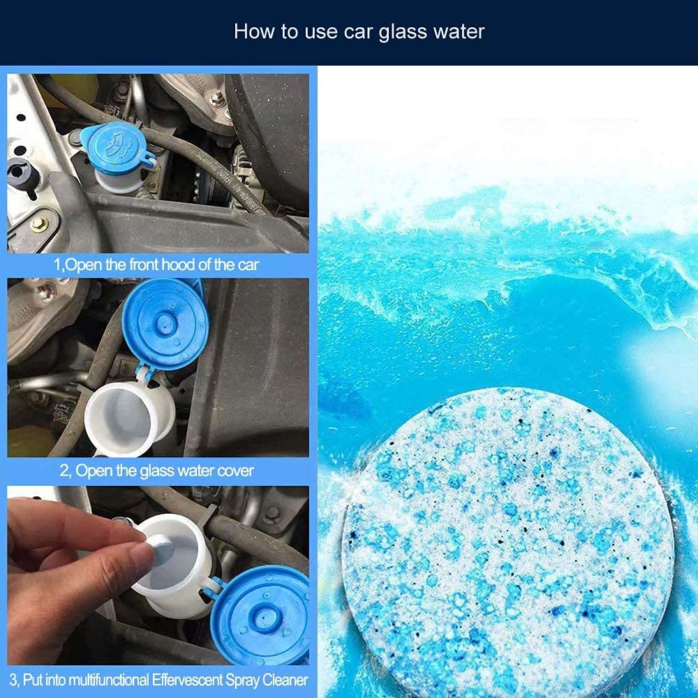 Deep Cleaning In Bathrooms And Kitchens Tablets with spray bottle