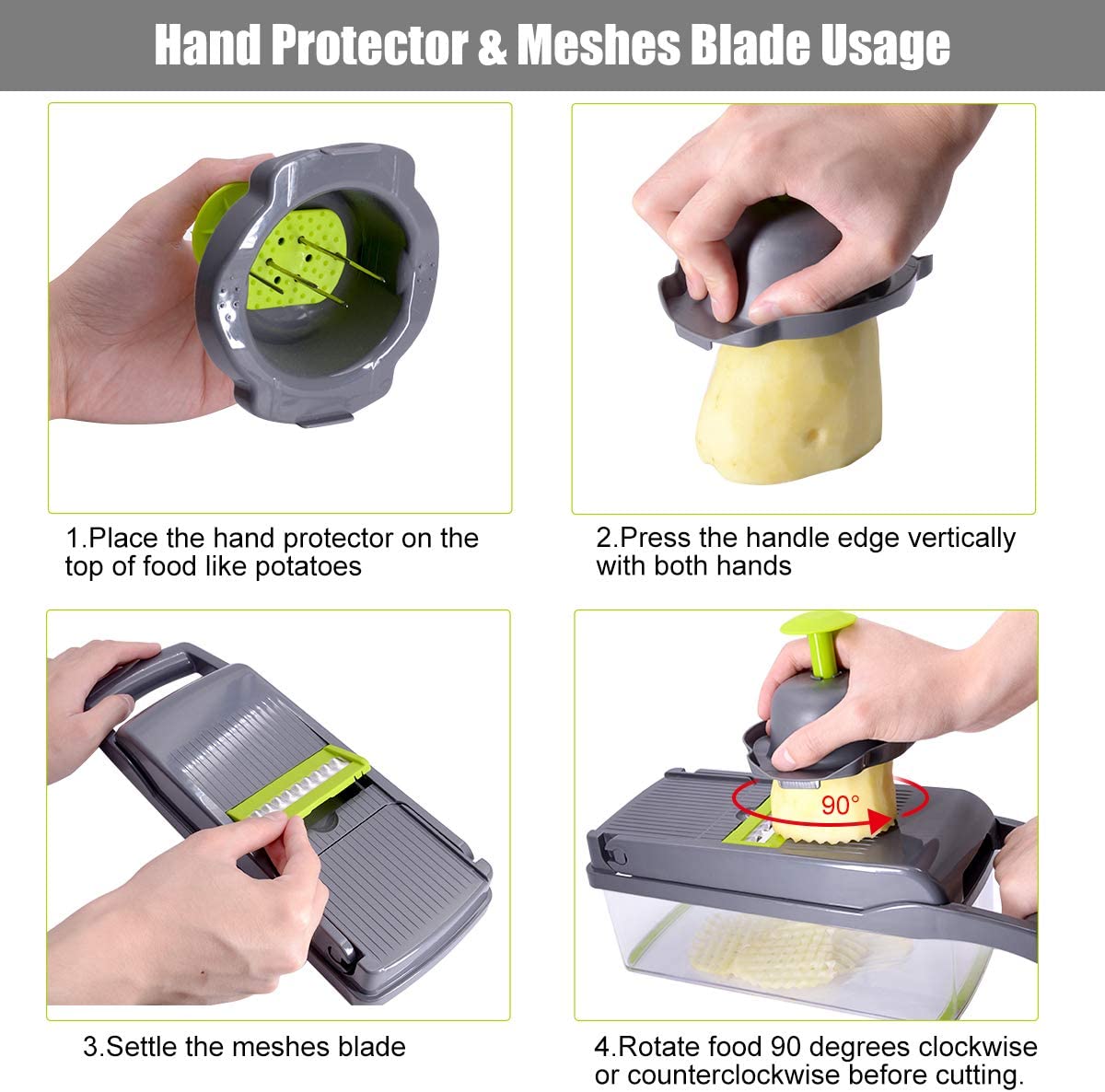 Best Multi-functional Vegetable Chopper & Food Processor - 7 Blades, BPA-Free, Easy Clean | UAE Kitchen Essential