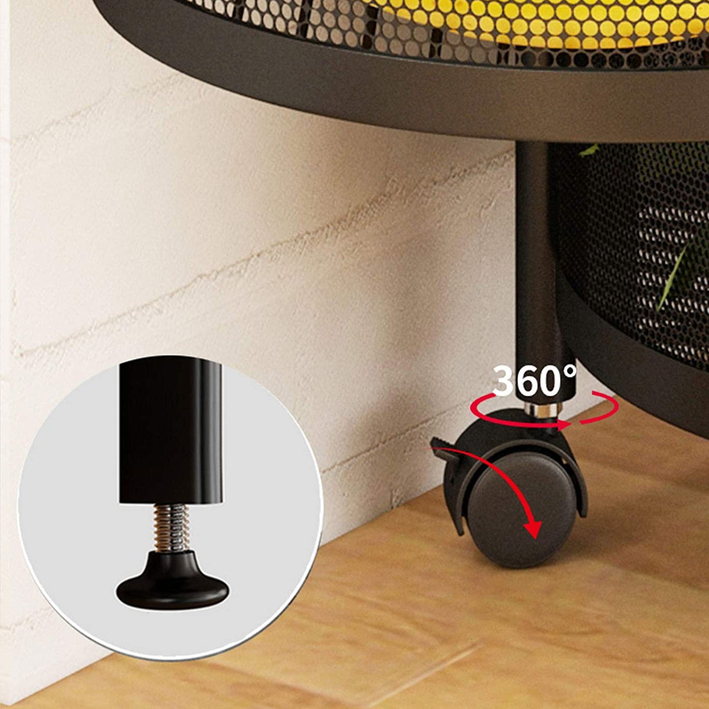 360° Layered Shelf Storage Rack