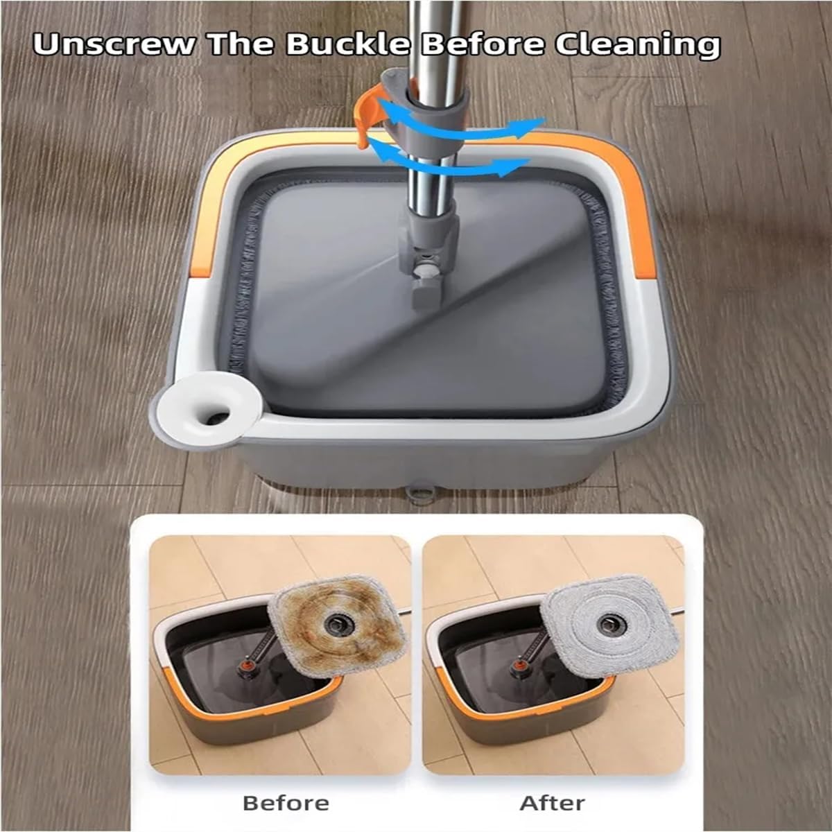 360° Bucket Spin Mop Set