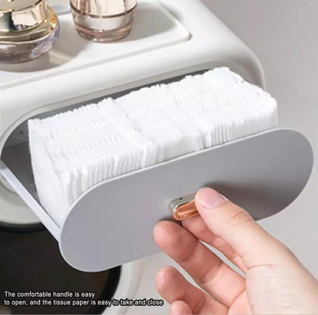 Wall Mount Toilet Roll Paper Organizer