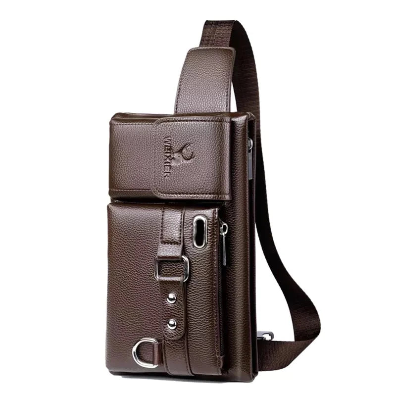 Versatile PU Leather Waist Bag UAE | Large Capacity & Anti-Theft