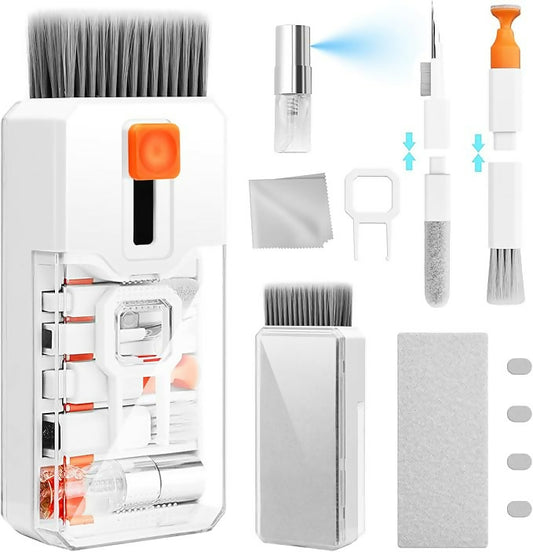 Keyboard Cleaning Kit, All in 1 Keyboard Cleaner, PC Keyboard Cleaner with Brush, Keyboard Cleaning, Laptop Cleaning Set, Keyboard Cleaner Mobile Phone for iPhone, Tablet, Computer, Camera