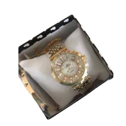 Gold Stainless Steel Lady Watch 36mm – Elegant Women’s Wrist Watch UAE