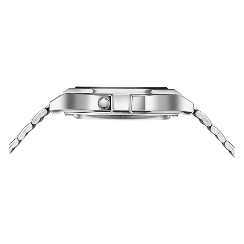 Casio Unisex Digital Watch Silver Stainless Steel Band 30M Water Resistant UAE
