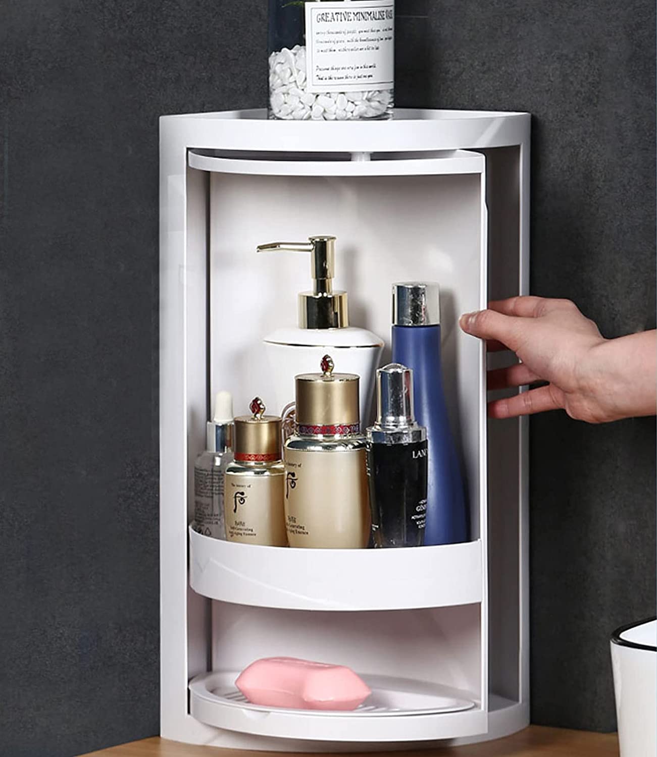 360° Corner shelf organizer