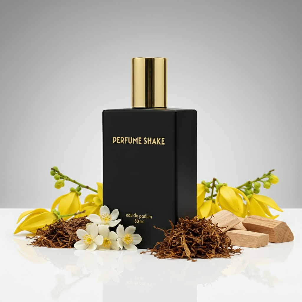Black Perfume SHAKE 448 intense leather, woody, and spicy fragrance notes for unisex in UAE
