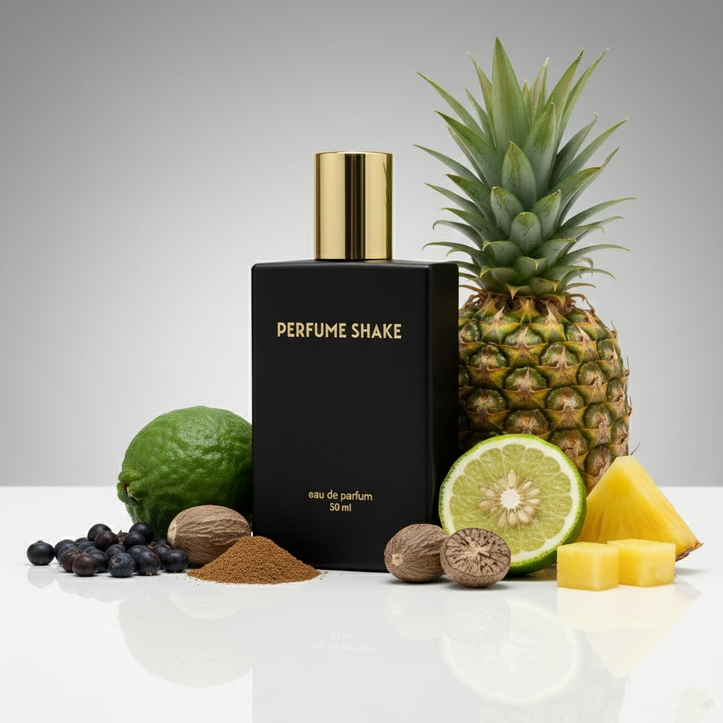 Black Perfume Shake 407  with fresh floral, musky and woody notes for unisex in UAE