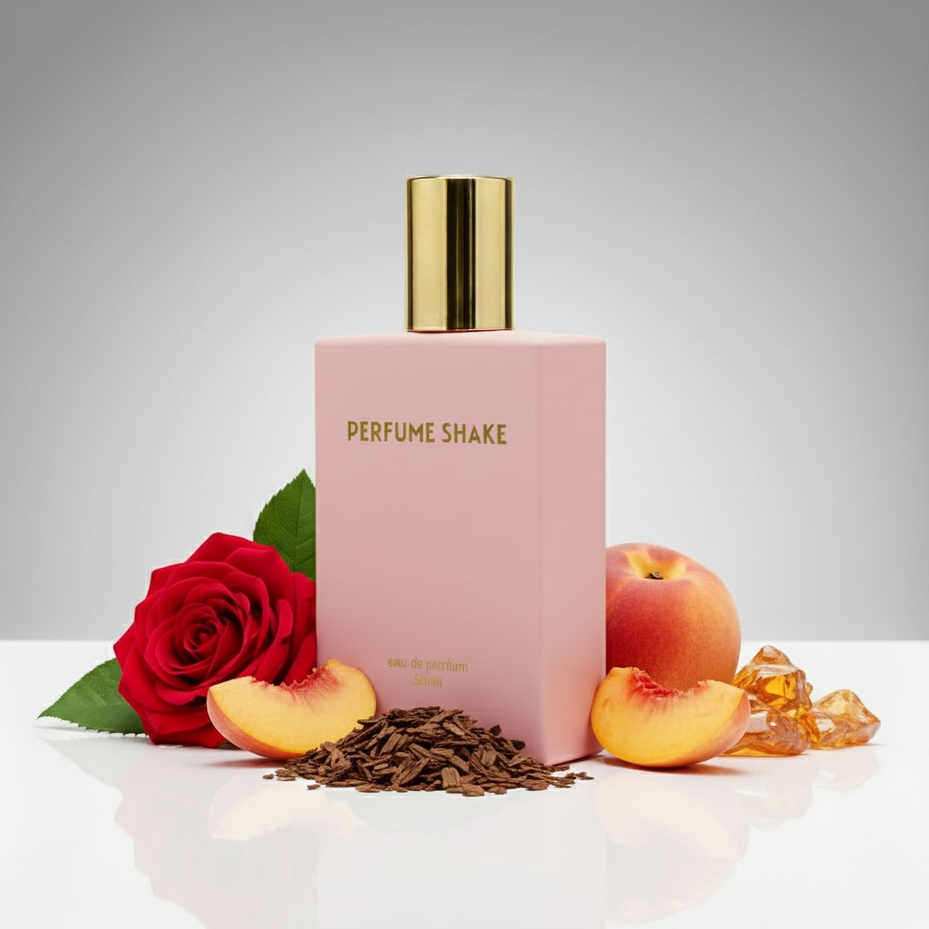 Pink Perfume Shake 307 perfume, warm & floral notes for women in UAE.