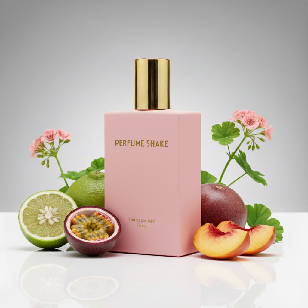 Pink Perfume  Shake 441  featuring amber, oud and floral sweetness for Women  in UAE