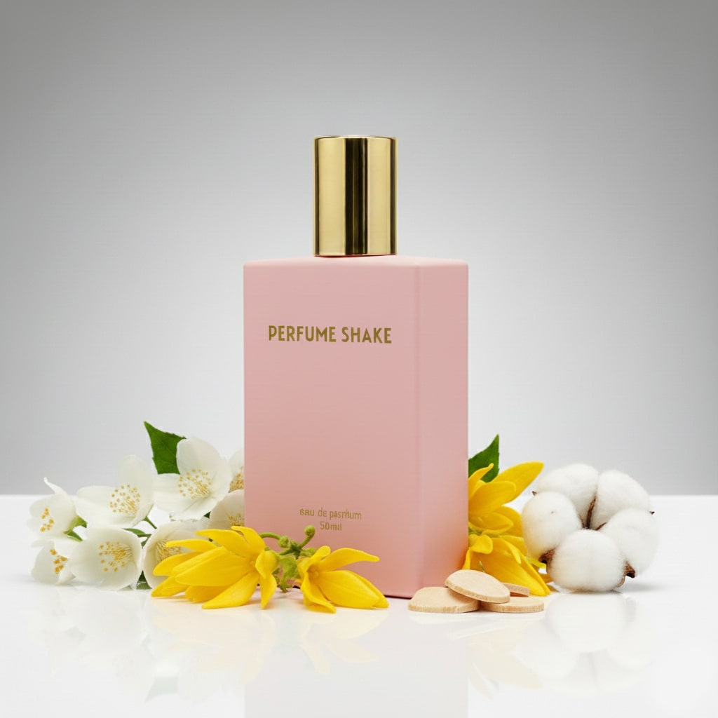 Pink Perfume Shake 356, perfume with white musk, floral and woody notes for women in UAE.