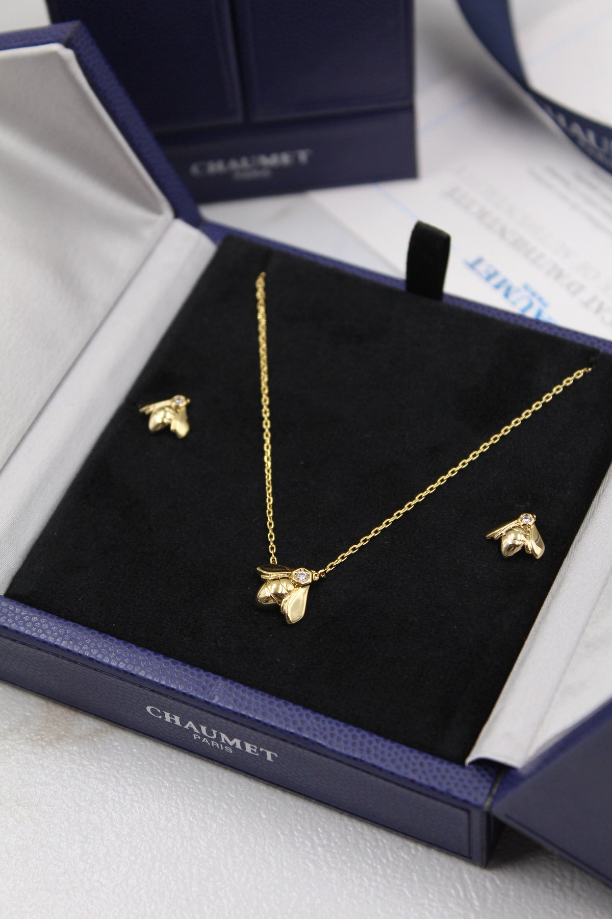 Chaumet Bee De Necklace & Earrings