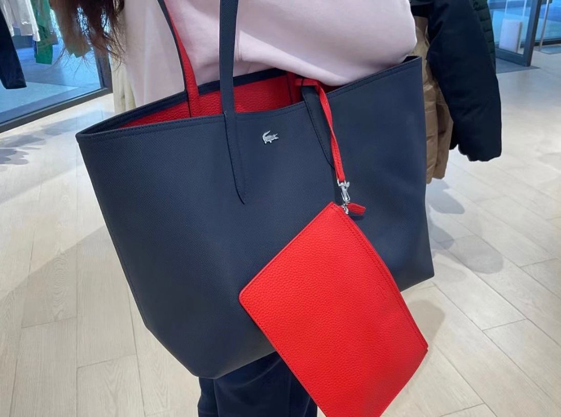 Anna reversible Tote Bag With Pouch