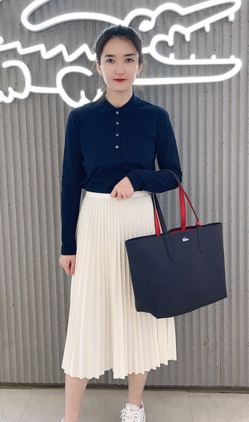 Anna reversible Tote Bag With Pouch