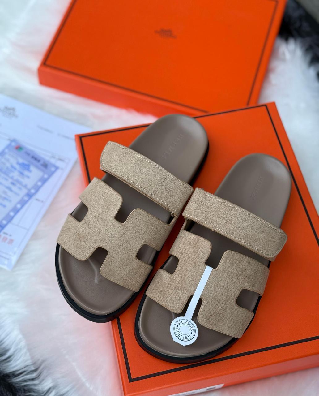 Belt Leather & Suede Sandals For Ladies