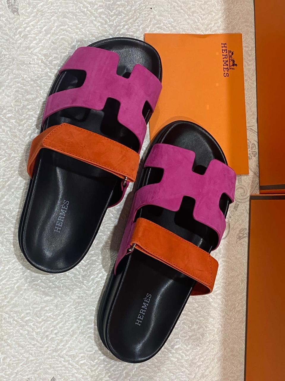 Belt Leather & Suede Sandals For Ladies