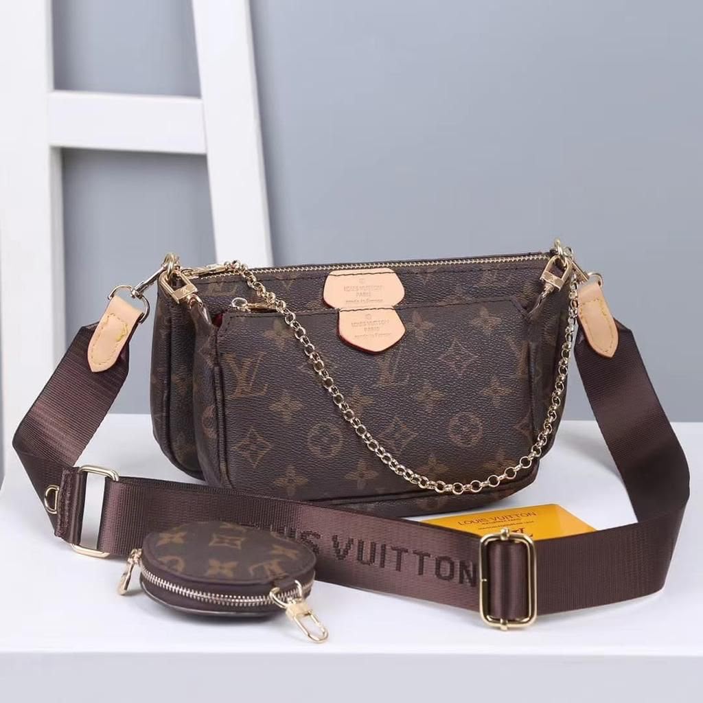 𝐋𝐕 Multi Pochette Accessories Cross-Body Bag
