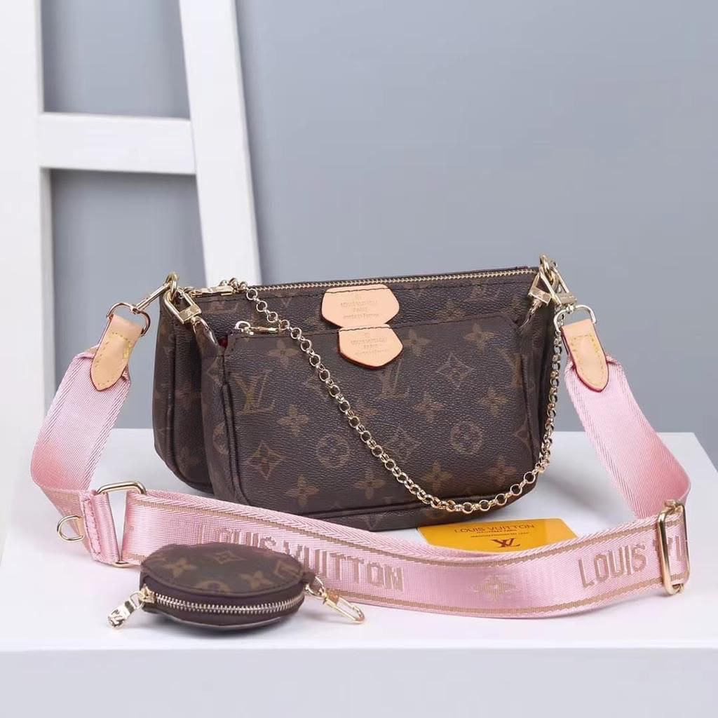 𝐋𝐕 Multi Pochette Accessories Cross-Body Bag