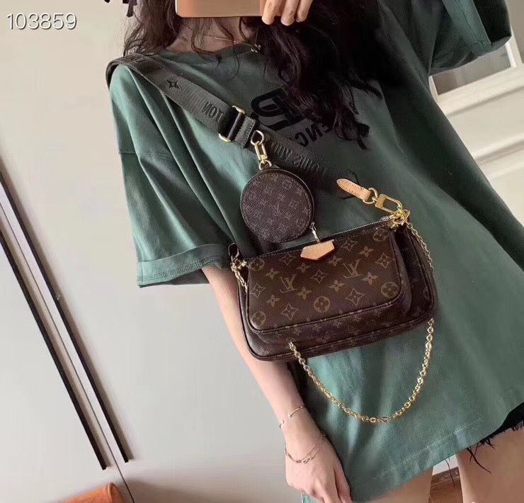 𝐋𝐕 Multi Pochette Accessories Cross-Body Bag