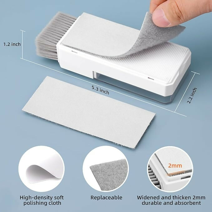 Keyboard Cleaning Kit, All in 1 Keyboard Cleaner, PC Keyboard Cleaner with Brush, Keyboard Cleaning, Laptop Cleaning Set, Keyboard Cleaner Mobile Phone for iPhone, Tablet, Computer, Camera