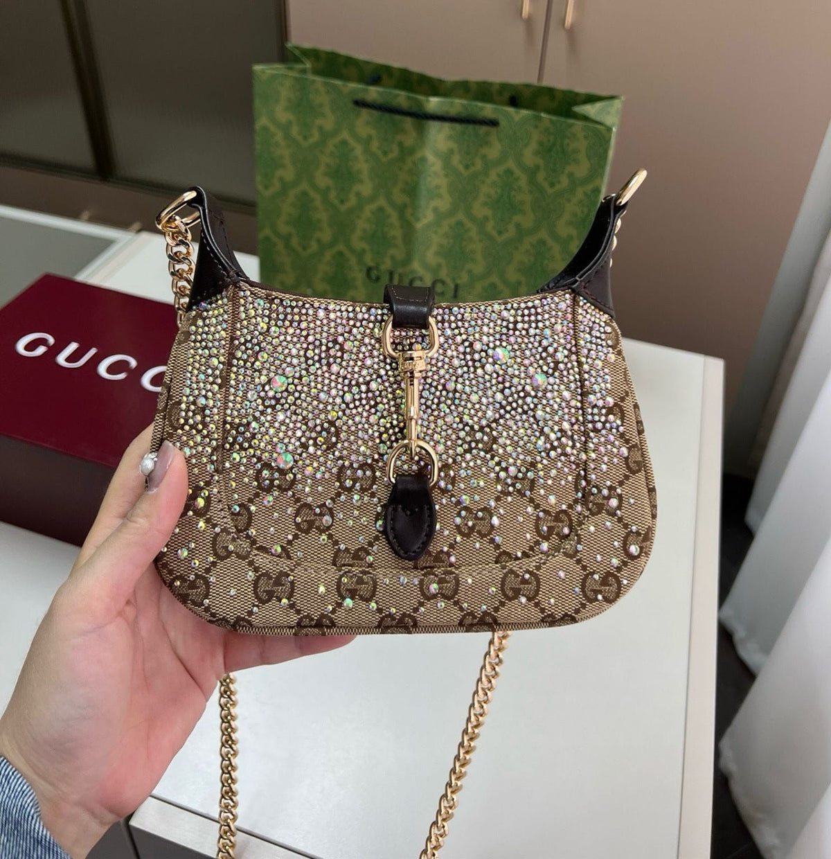 Jackie Notte Mini Bag By Gucci - Saadstore