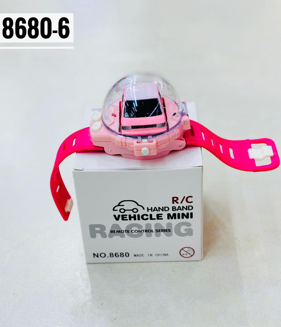 Watch Remote Control Car Toy, 2023 Mini Cartoon RC Car Analog Watch, 2.4G Long Distance Infrared Remote Control Sensing Model Car Toys, Racing Car Watch - Saadstore