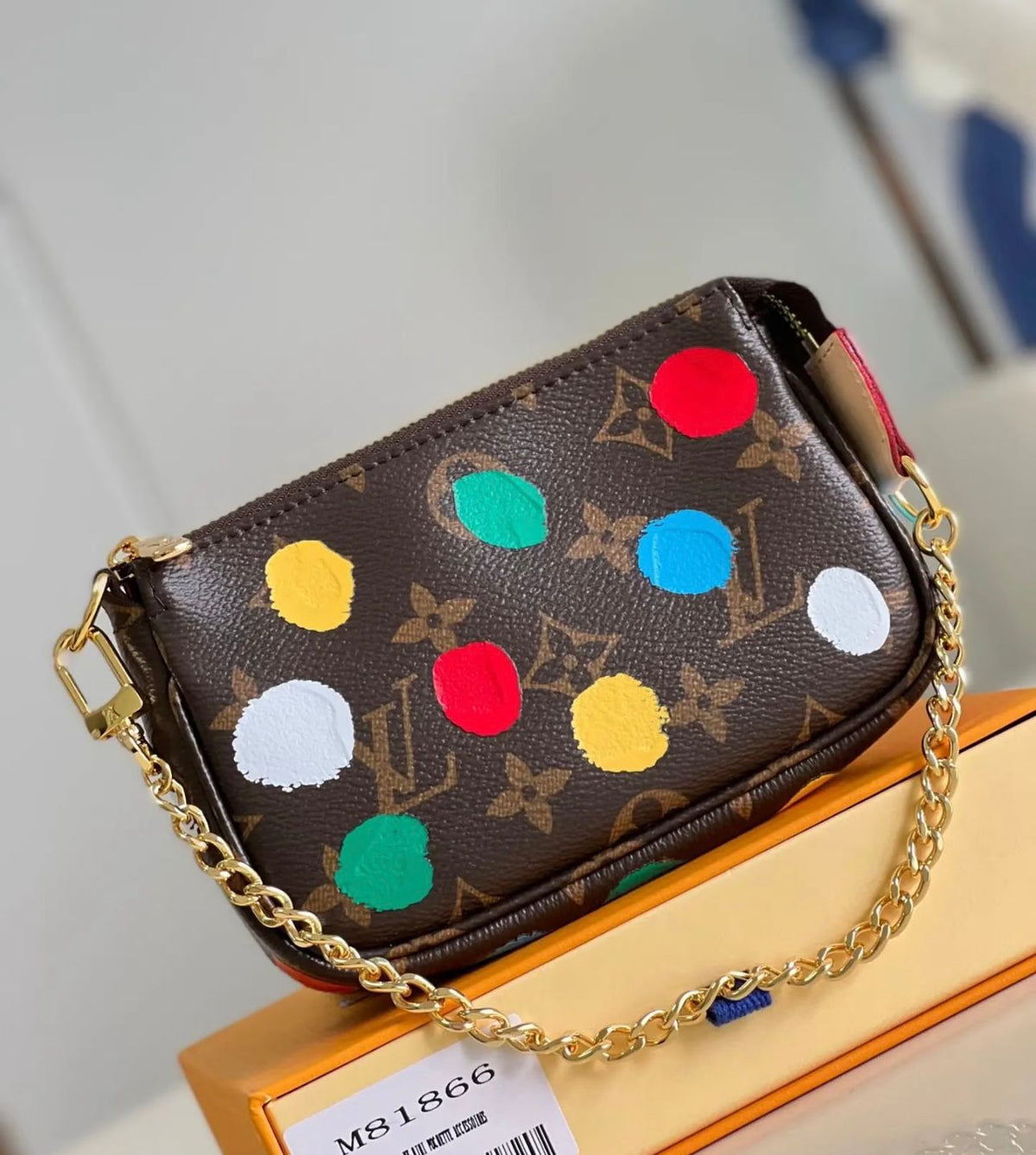 Mini Pochette Bag LV x Yayoi Kusama - Saadstore