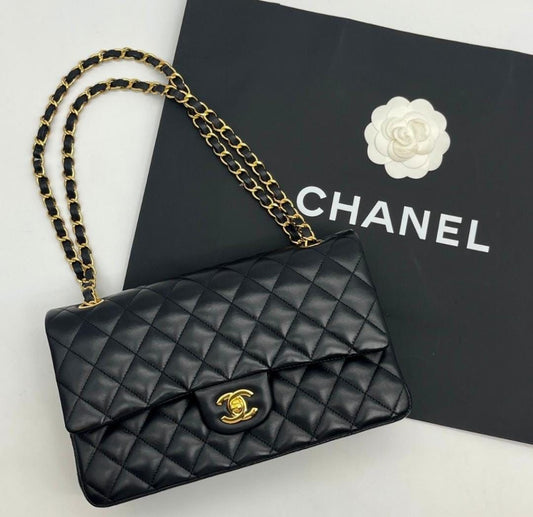 CH Quilted Jumbo Double Flap Bag