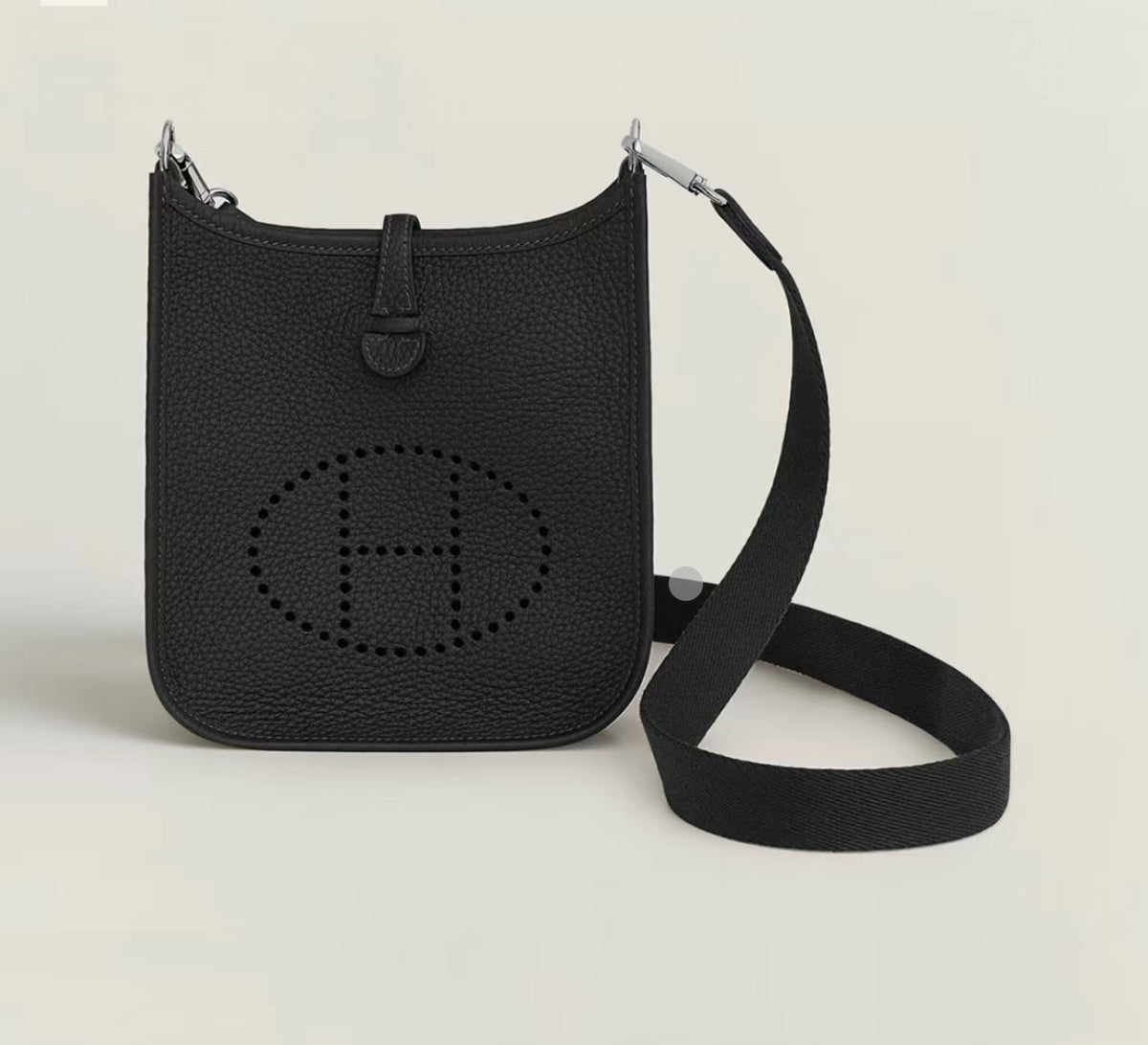 H Evelyne Clemence Leather Bag - Saadstore