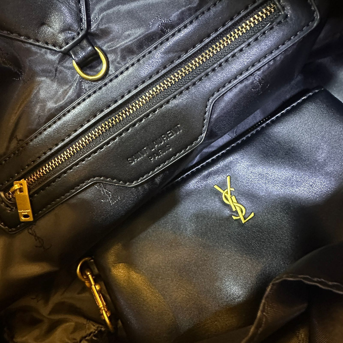 Y Tote Bag In Calf Leather By YSL - Saadstore