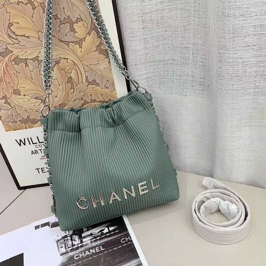 Chanel bucket shoulder bag 28cm - Saadstore