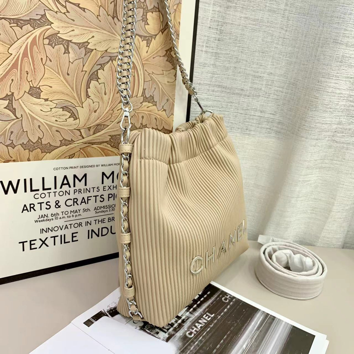 Chanel bucket shoulder bag 28cm - Saadstore