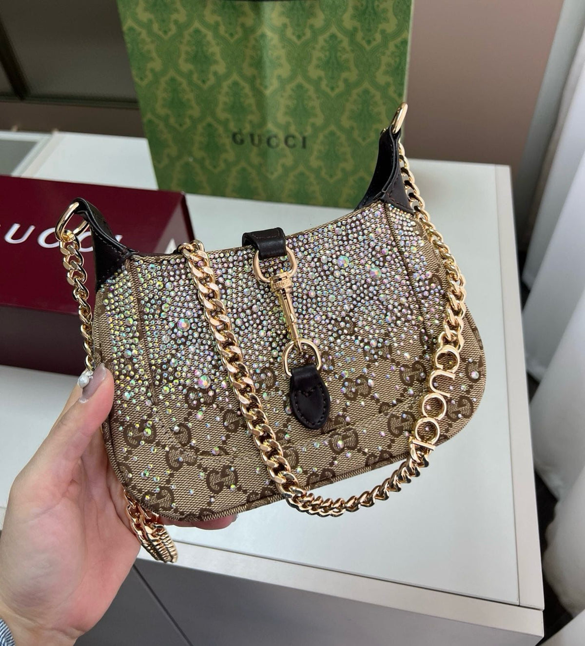 Jackie Notte Mini Bag By Gucci - Saadstore