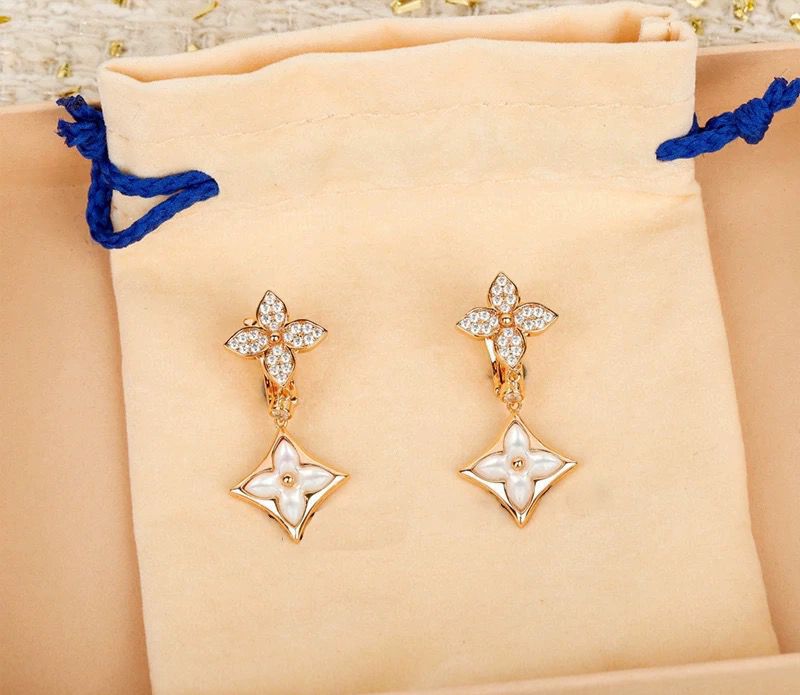 M Star Multi - Motif Pendant & Earrings - Saadstore