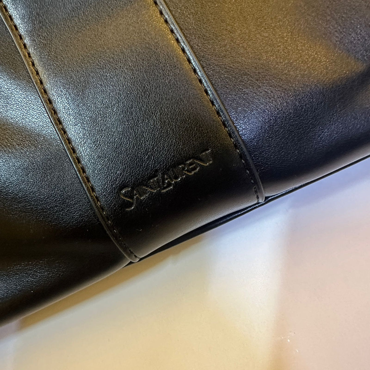 Y Tote Bag In Calf Leather By YSL - Saadstore