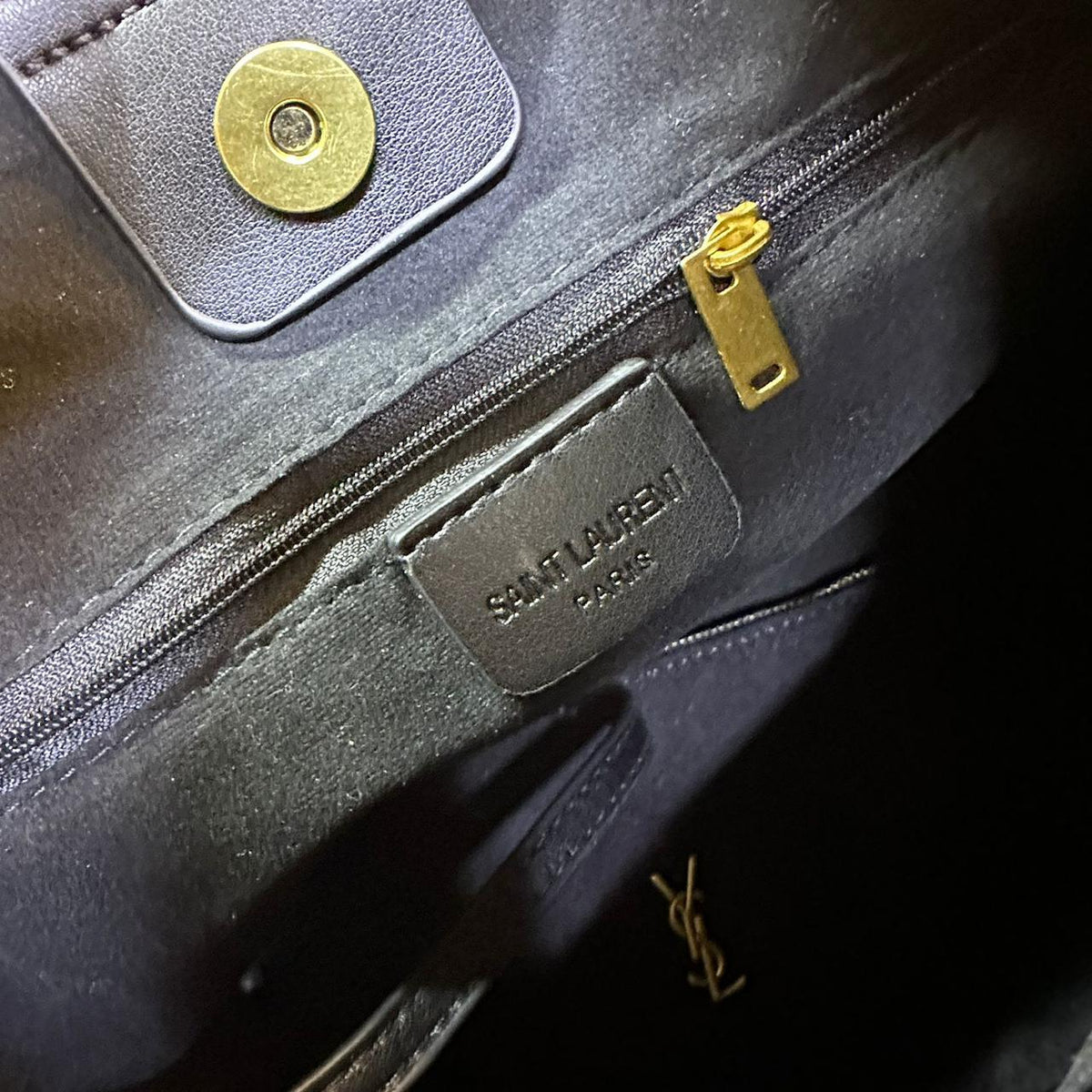 Bucket Bag In Suede Leather With Pouch By YSL - Saadstore
